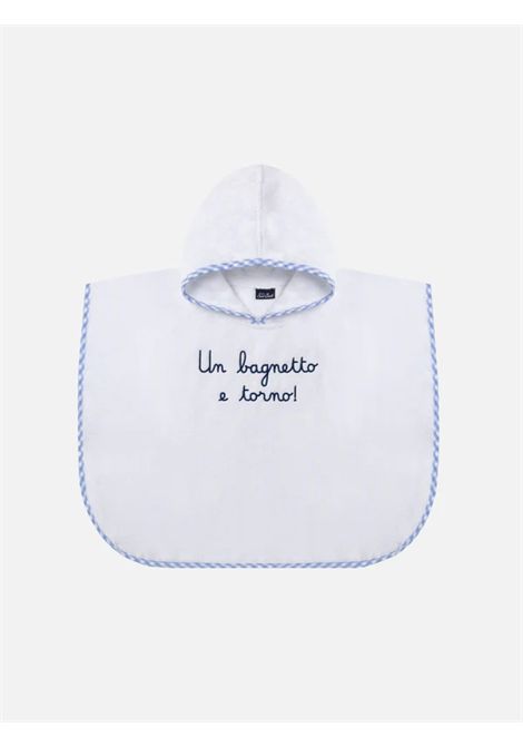 Accappatoio con stampa SAINT BARTH | BAP0001 BABY PONCHO03243H VICHY 0131
